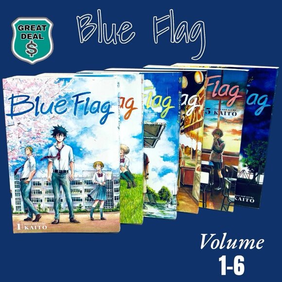 Blue Flag Vol 1 - 6 by Kaito English Manga. NEW! - Picture 1 of 8